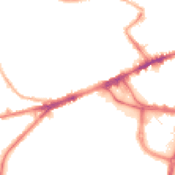 Night-time road noise heatmap for WF2 9RE