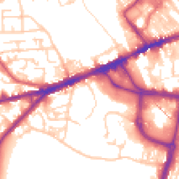 Daytime road noise heatmap for WF2 9RH