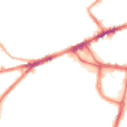 Night-time road noise heatmap for WF2 9RH
