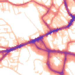 Daytime road noise heatmap for WF2 9SR