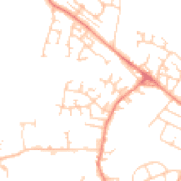Daytime road noise heatmap for WF2 9TF