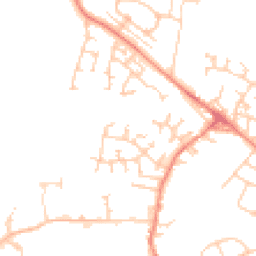 Daytime road noise heatmap for WF2 9TG