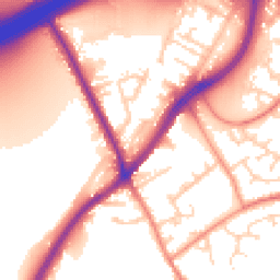 Daytime road noise heatmap for WF3 1AD