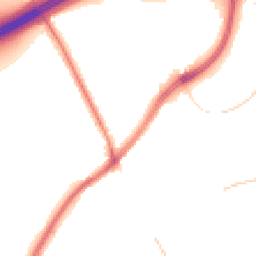 Night-time road noise heatmap for WF3 1AD