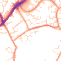 Daytime road noise heatmap for WF3 1AF