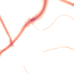 Night-time road noise heatmap for WF3 1AS