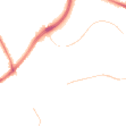 Night-time road noise heatmap for WF3 1AT