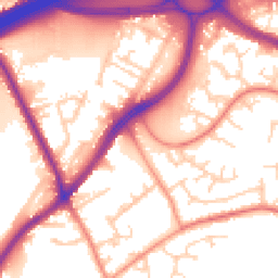 Daytime road noise heatmap for WF3 1AU