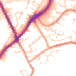 Daytime road noise heatmap for WF3 1AX