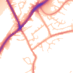 Daytime road noise heatmap for WF3 1BA
