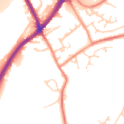 Daytime road noise heatmap for WF3 1BB