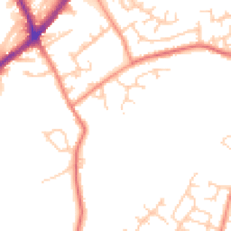 Daytime road noise heatmap for WF3 1BD