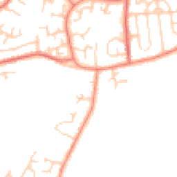 Daytime road noise heatmap for WF3 1BE