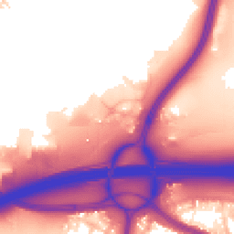 Daytime road noise heatmap for WF3 1BU