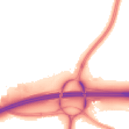 Night-time road noise heatmap for WF3 1BU