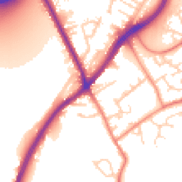 Daytime road noise heatmap for WF3 1BW