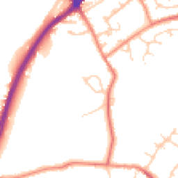 Daytime road noise heatmap for WF3 1DH