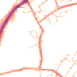 Daytime road noise heatmap for WF3 1DQ