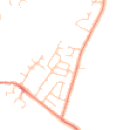 Daytime road noise heatmap for WF3 1EW