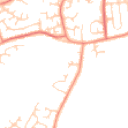 Daytime road noise heatmap for WF3 1FU
