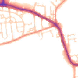 Daytime road noise heatmap for WF3 1GS