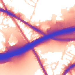 Daytime road noise heatmap for WF3 1HH