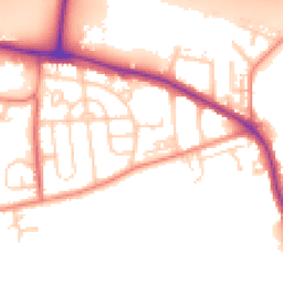 Daytime road noise heatmap for WF3 1NU