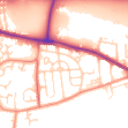 Daytime road noise heatmap for WF3 1PN