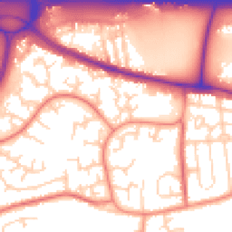 Daytime road noise heatmap for WF3 1TH