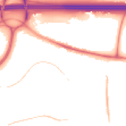 Night-time road noise heatmap for WF3 1TN