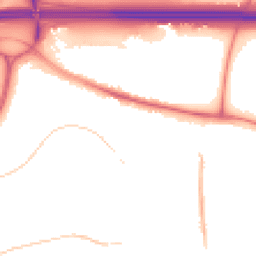 Night-time road noise heatmap for WF3 1TQ