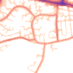 Daytime road noise heatmap for WF3 1TR