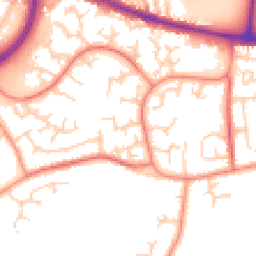 Daytime road noise heatmap for WF3 1TT