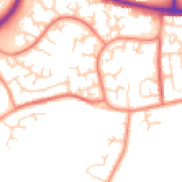 Daytime road noise heatmap for WF3 1TY