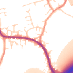 Daytime road noise heatmap for WF3 2AA