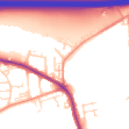 Daytime road noise heatmap for WF3 2EN
