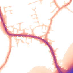Daytime road noise heatmap for WF3 2EY