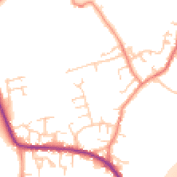 Daytime road noise heatmap for WF3 2NE