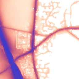 Daytime road noise heatmap for WF3 3AD