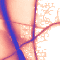 Daytime road noise heatmap for WF3 3AP