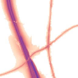 Night-time road noise heatmap for WF3 3AS
