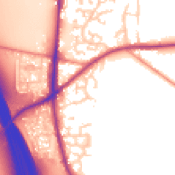 Daytime road noise heatmap for WF3 3AZ