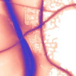 Daytime road noise heatmap for WF3 3BB