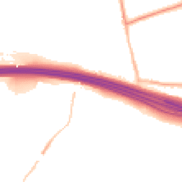 Night-time road noise heatmap for WF3 3BP