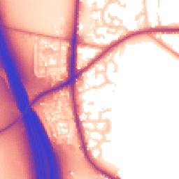 Daytime road noise heatmap for WF3 3BS