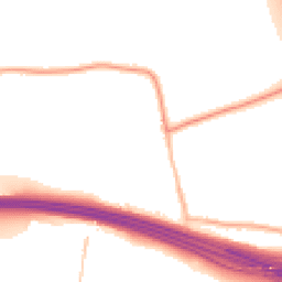Night-time road noise heatmap for WF3 3BX