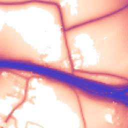 Daytime road noise heatmap for WF3 3DE