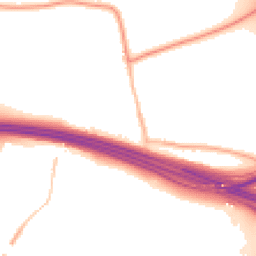 Night-time road noise heatmap for WF3 3DE