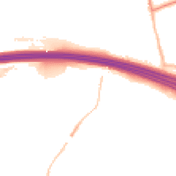Night-time road noise heatmap for WF3 3DU