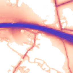 Daytime road noise heatmap for WF3 3DW